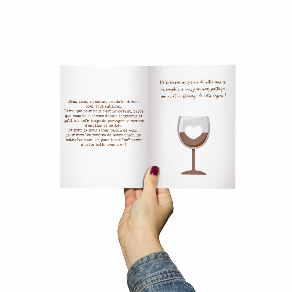 Faire part de mariage 