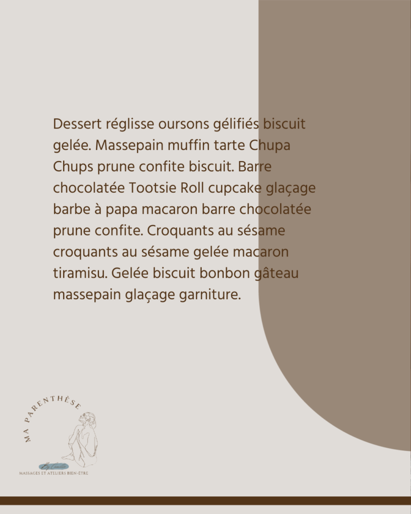 Modèle de post Instagram texte